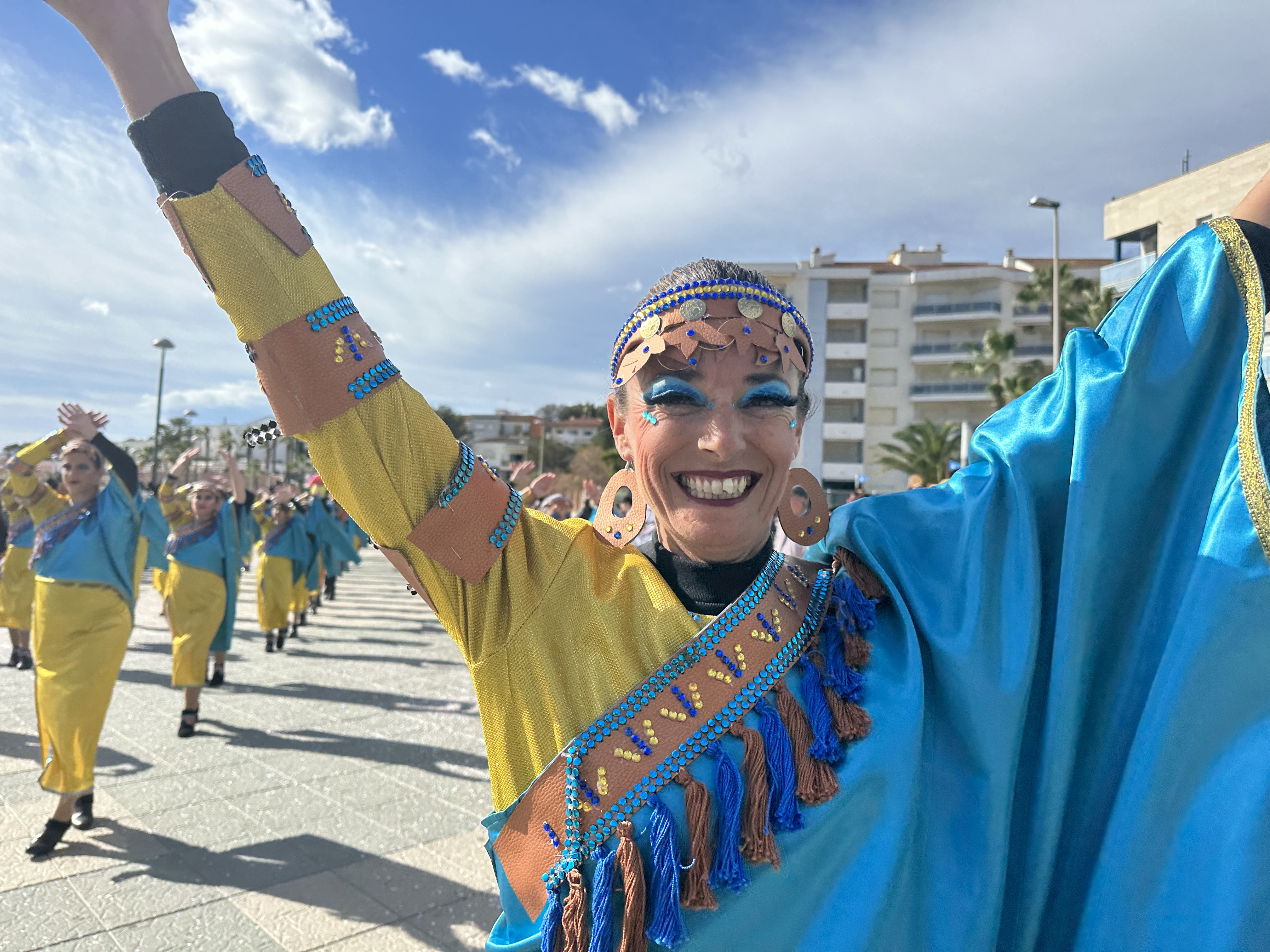 Membre de la carrossa La Cucanya