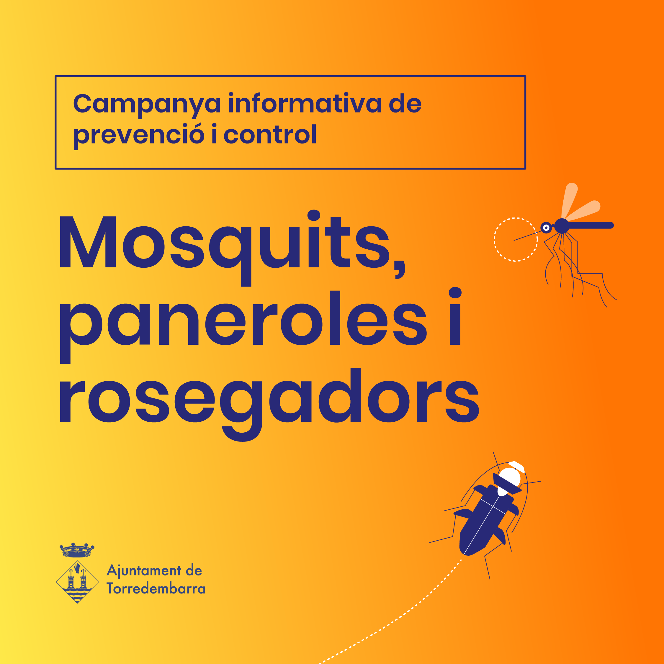 Control de plagues de mosquits, rosegadors i paneroles