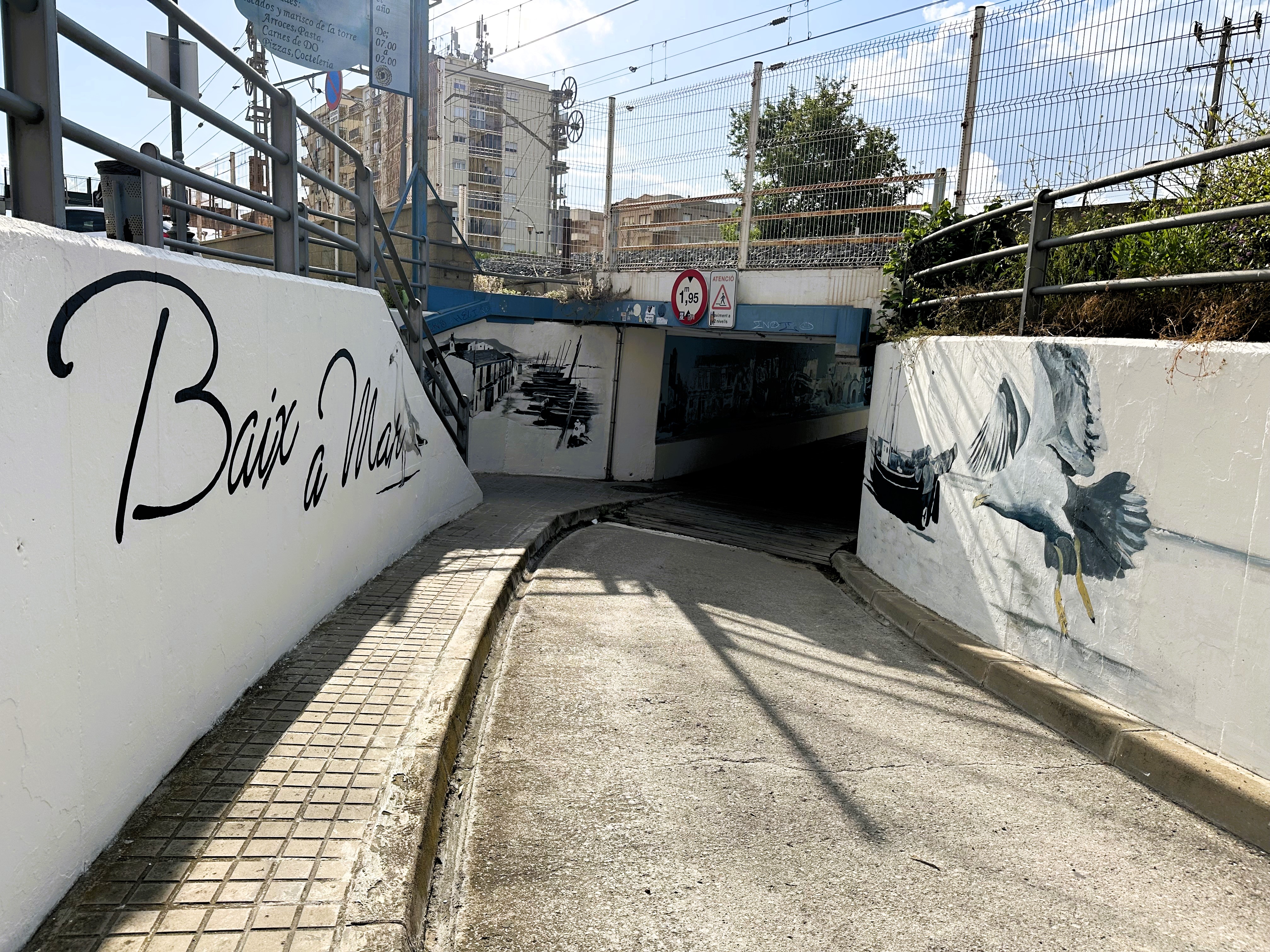 Mural pas soterrat 