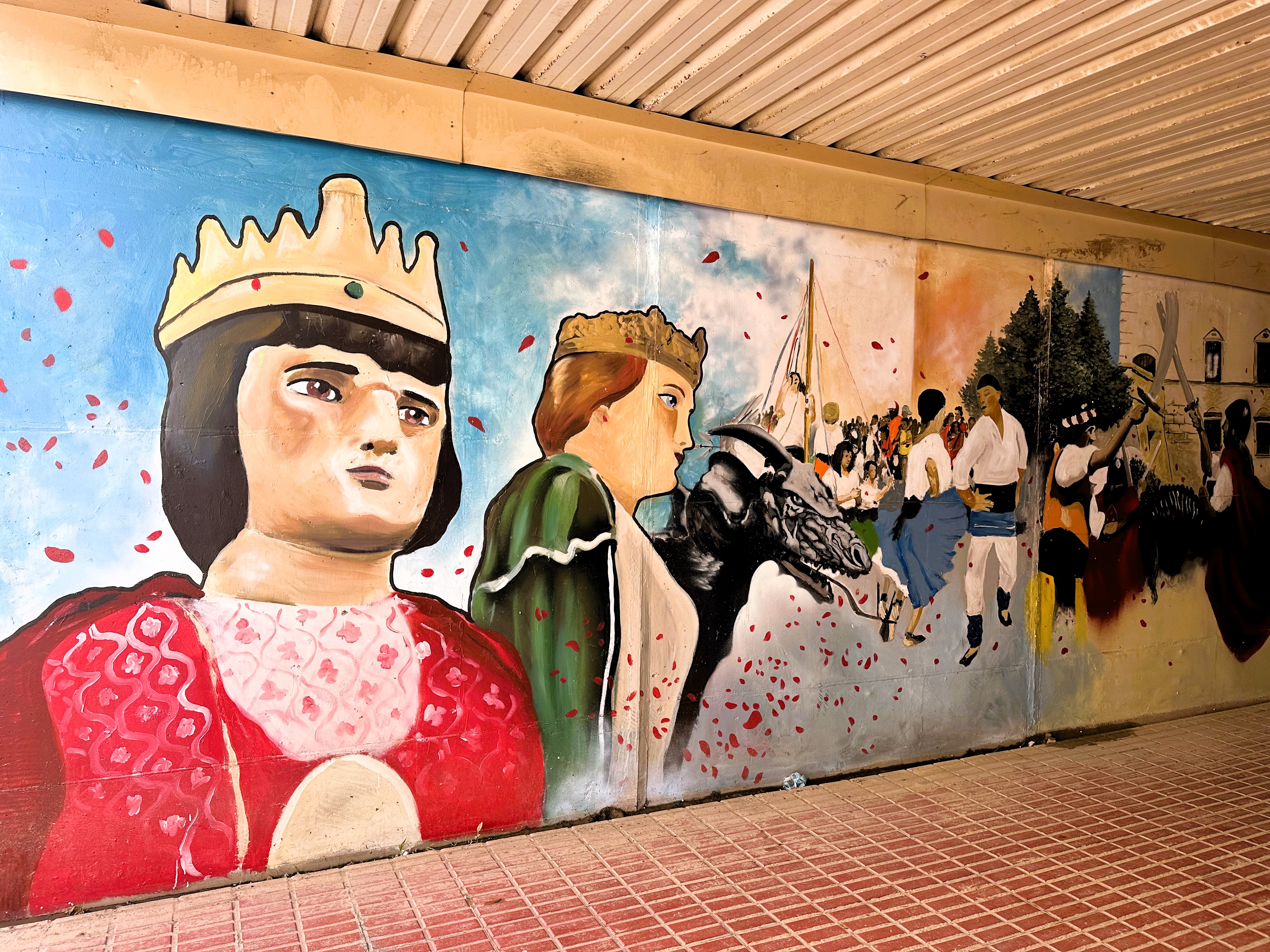 Mural pas soterrat 