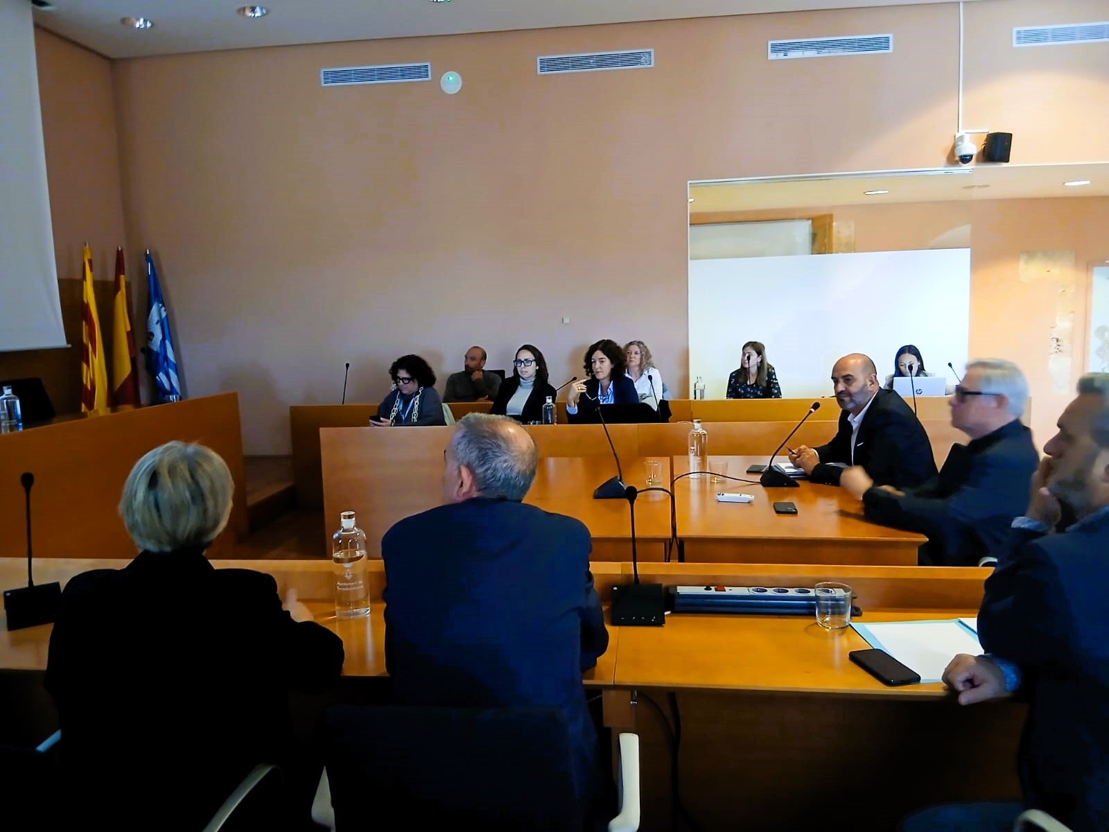 Presentació de la idea guanyadora, aquest matí, a l'Ajuntament