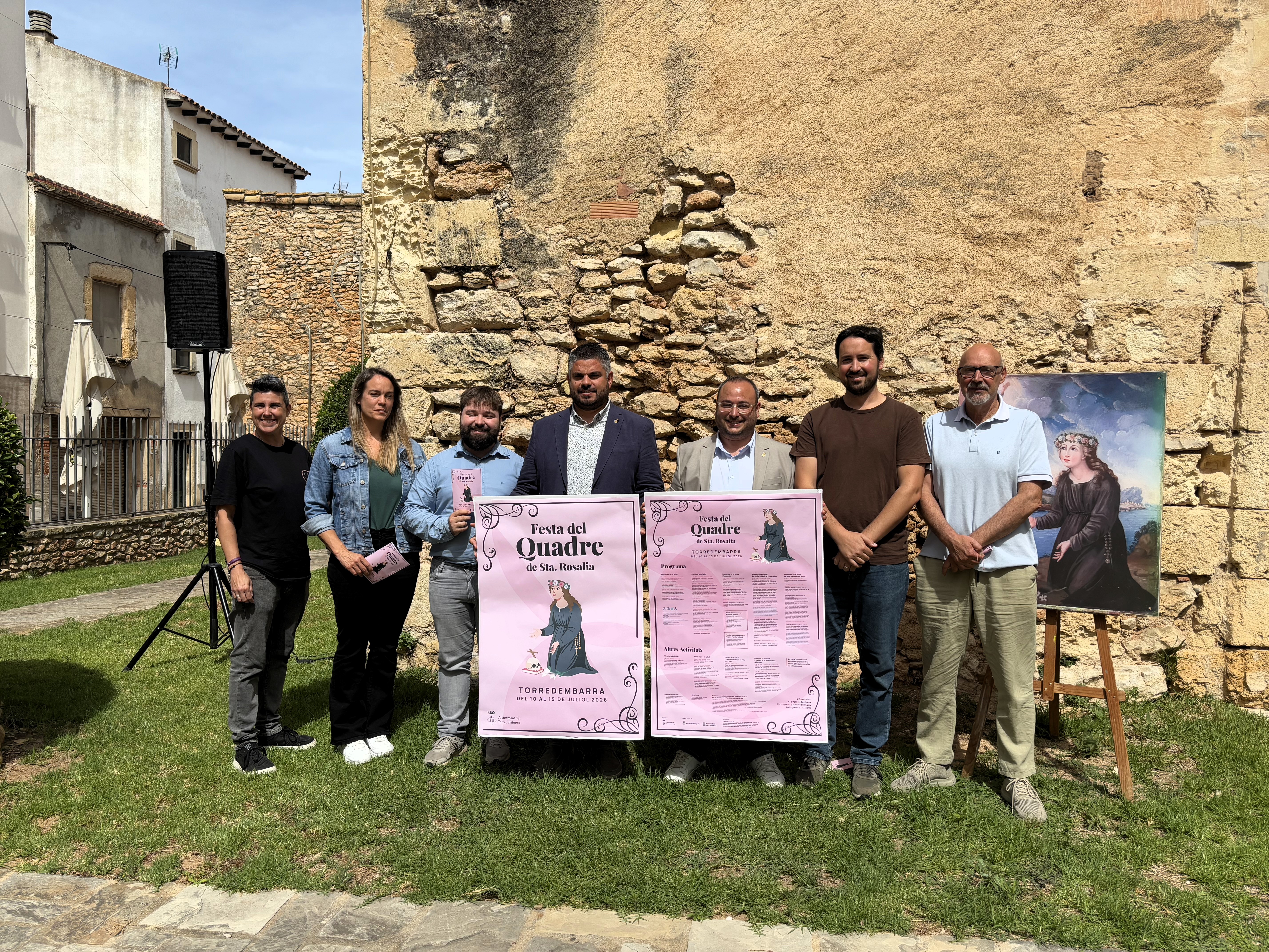 Imatge de la presentació del programa de la Festa del Quadre