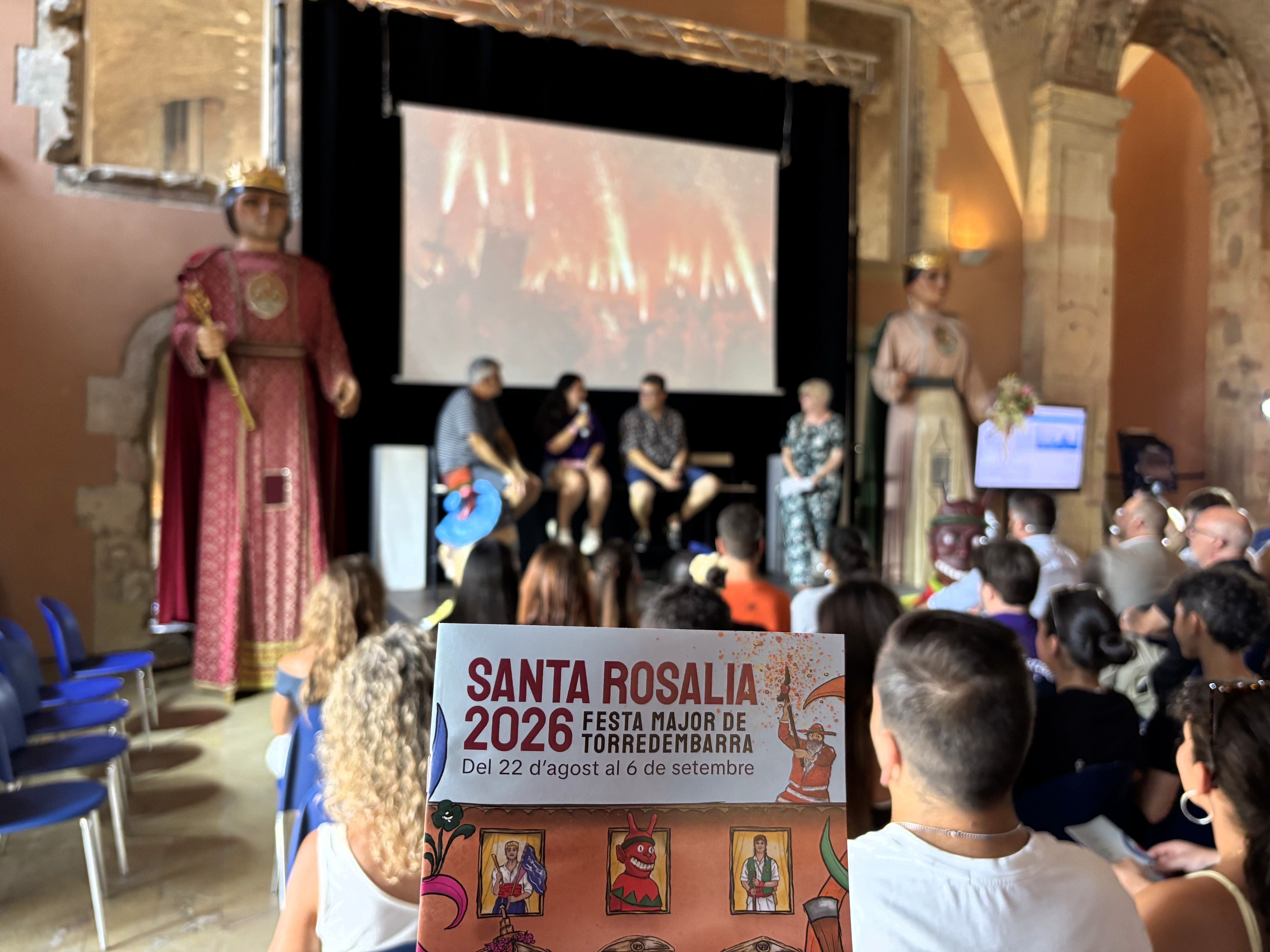 Presentació del programa d'actes de la Festa Major de Santa Rosalia