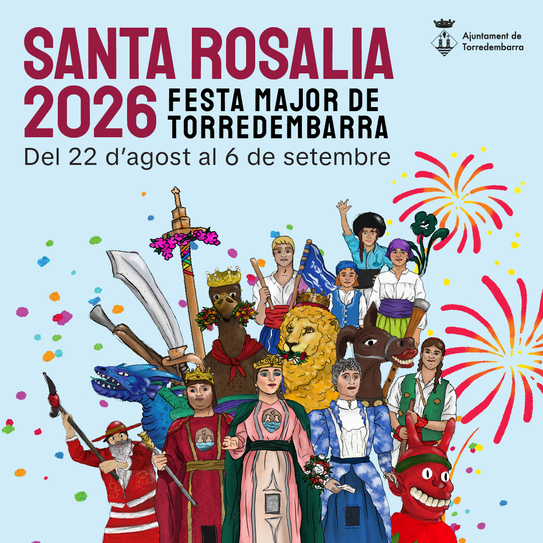 Imatge promocional de la Festa Major de Santa Rosalia 2026