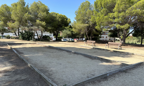 Pista de petanca del parc dels Munts