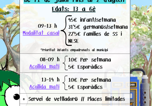 Cartell del Casal d'estiu