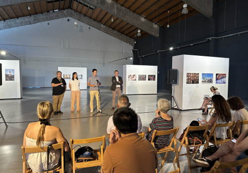 Inauguració de l'exposició de fotoperiodisme del Premi Mañé i Flaquer