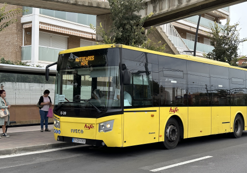 Bus llançadora per la festivitat de Tots Sants