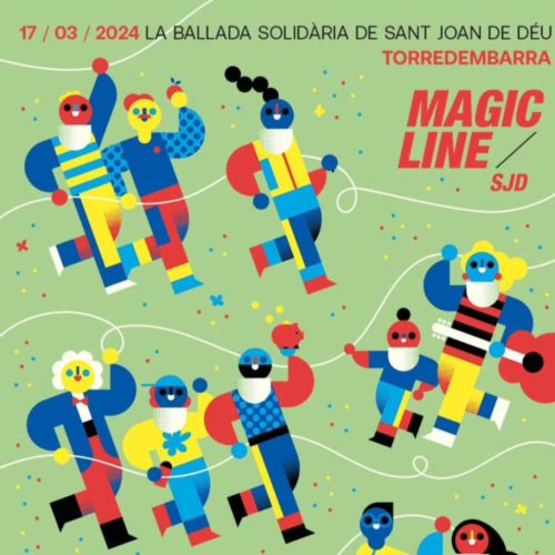 Cartell Magic Line a Torredembarra