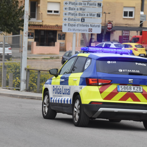 Detingut per un robatori amb força en grau de temptativa al barri dels Munts