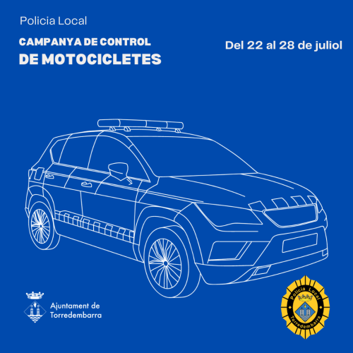 Campanya de la Policia Local de control de motocicletes