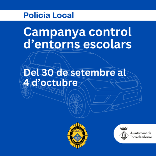 Campanya control zones escolars