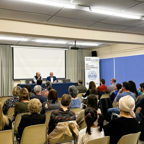 Imatge d'arxiu del Consell Escolar Municipal celebrat l'abril passat