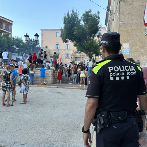 Policia Local, en un dels actes de Festa Major