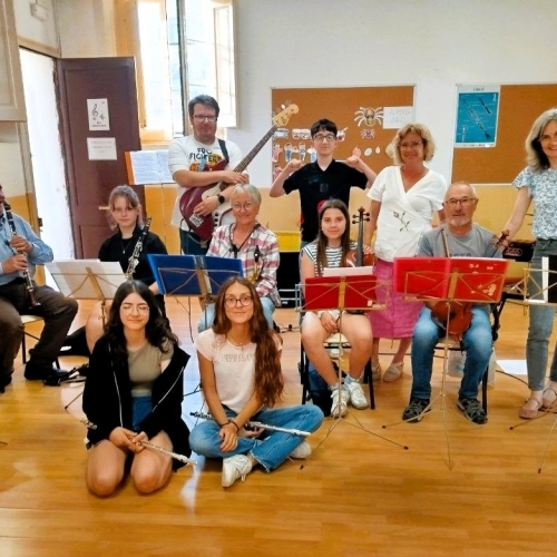 Imatge dels participants al festival