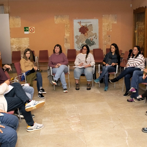 Imatge de la reunió de la Taula d'Infància del 6 de novembre