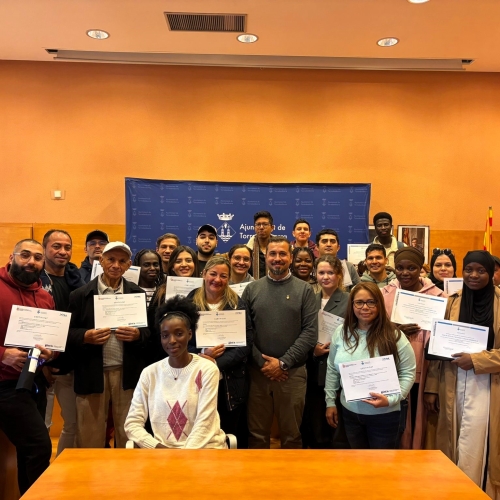 Lliurament diplomes cursos Acció Social