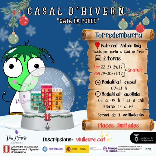 Imatge informativa del Casal d'Hivern