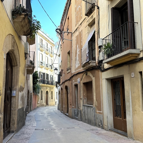 Imatge d'arxiu del carrer Major