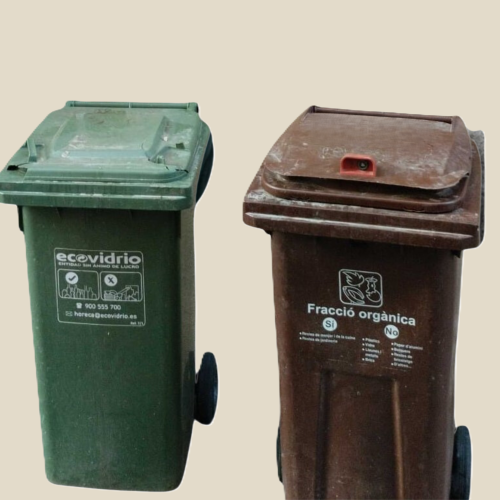 Contenidors comercials de vidre i orgànica
