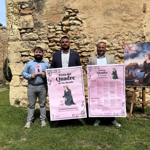 Imatge de la presentació del programa de la Festa del Quadre