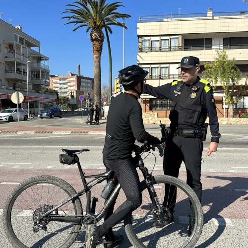 Imatge d'arxiu campanya de control de ciclistes