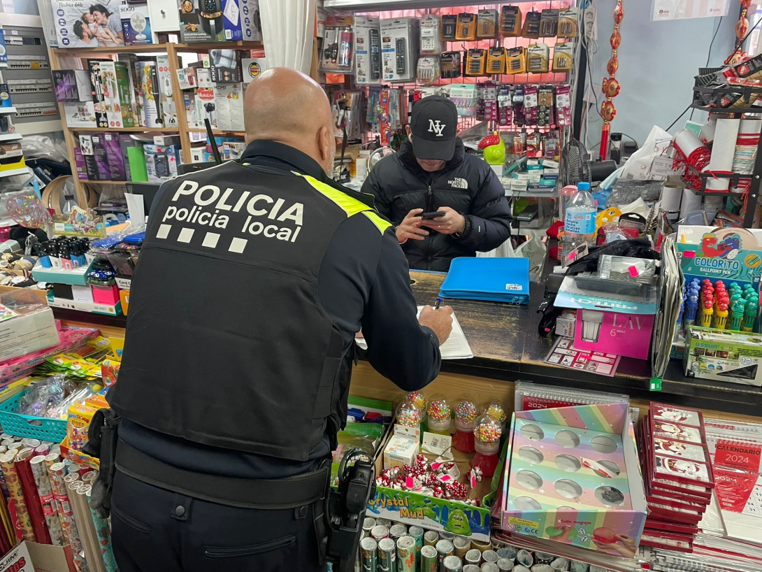 Inspecció en un establiment multipreu