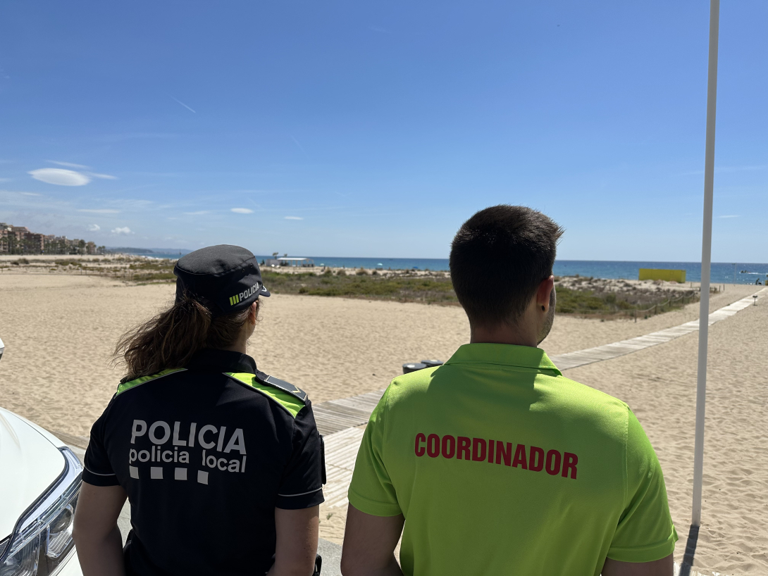 La Policia Local coordina el servei de vigilància i socorrisme