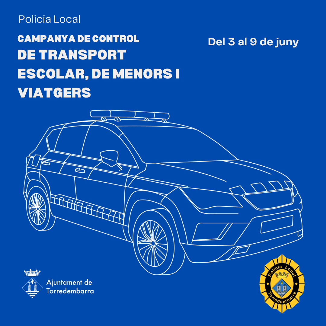 Campanya de control del transport escolar, de menors i viatgers