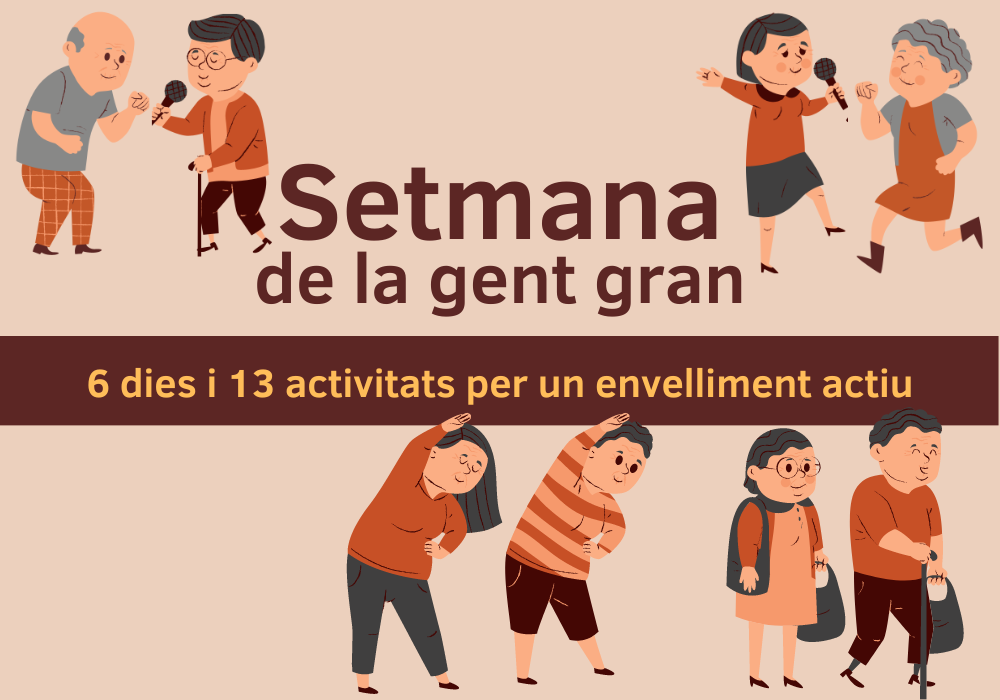 Cartell de la 1a Setmana de la Gent Gran