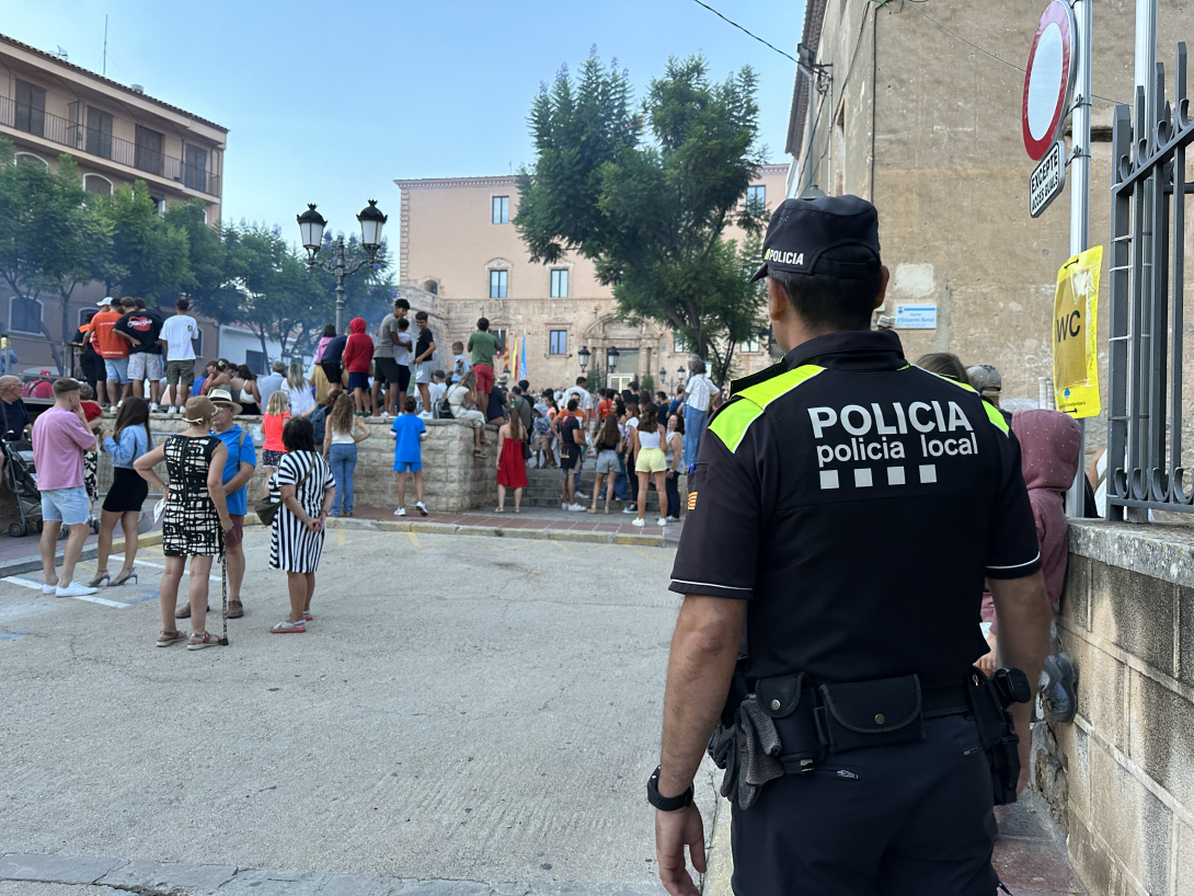 Policia Local, en un dels actes de Festa Major