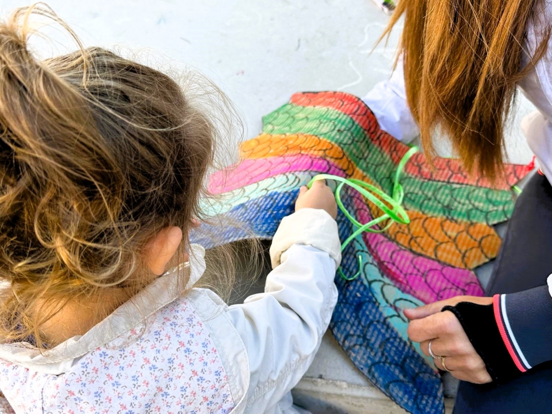 Imatge d'una activitat de l'Espai en família