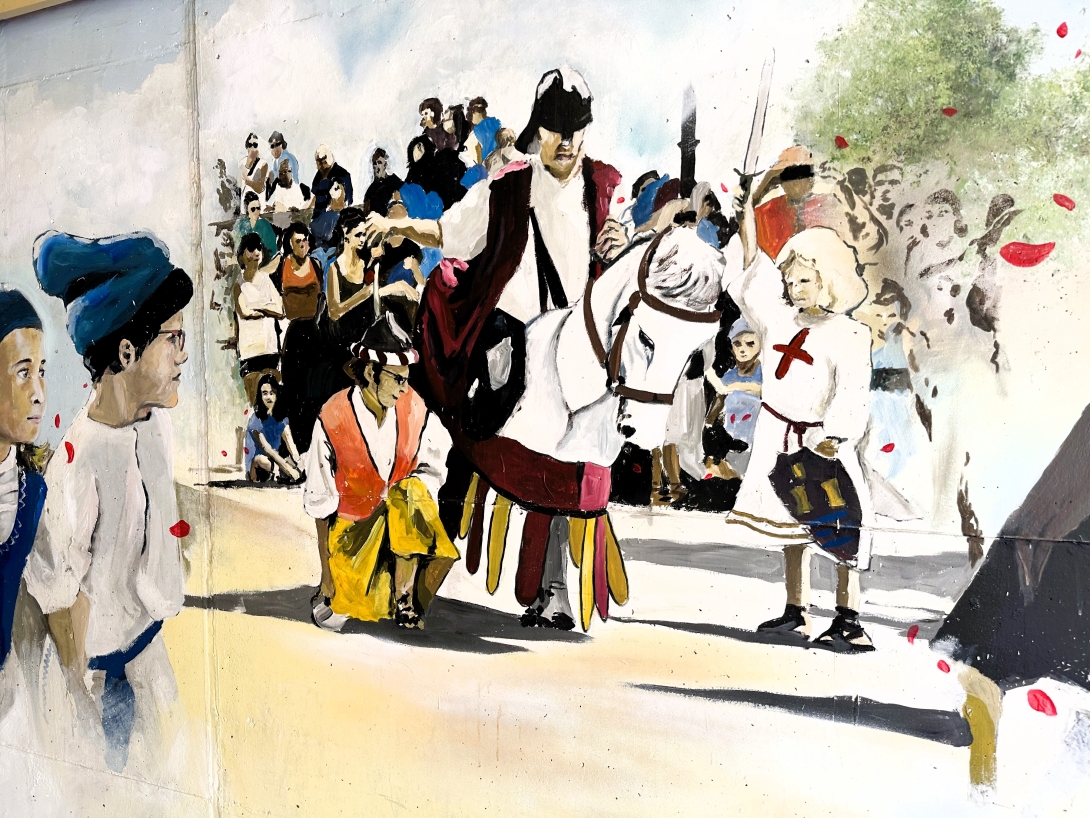 Mural pas soterrat 