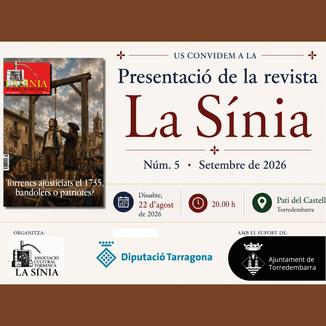 Presentació revista La Sínia